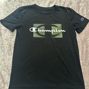 Champion Essential Black T-Shirt